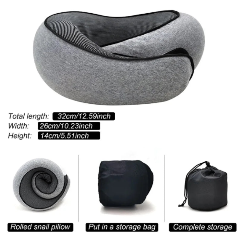U-Shaped Memory Foam Travel Neck Pillow