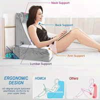 Medium Memory Foam Bed Pillow for Adults