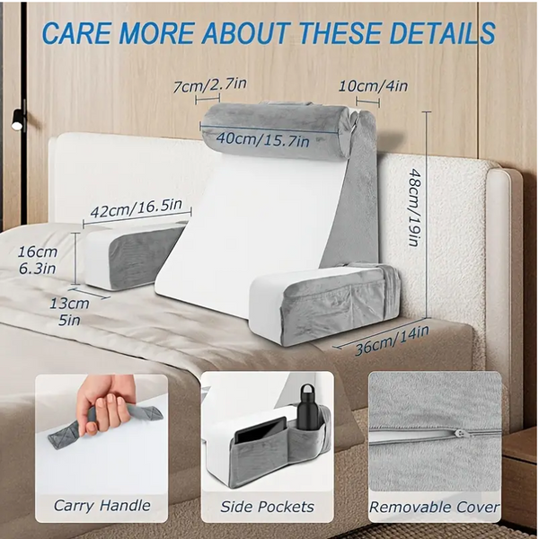 Medium Memory Foam Bed Pillow for Adults