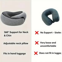 U-Shaped Memory Foam Travel Neck Pillow